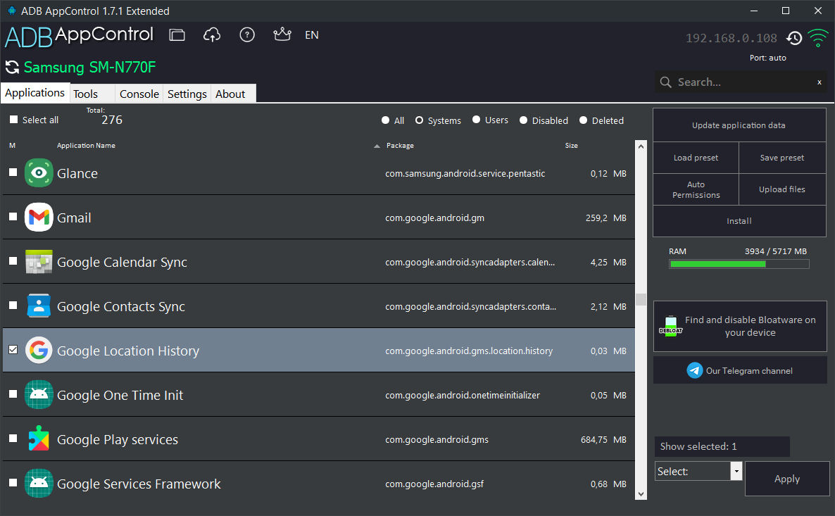 ADB AppControl